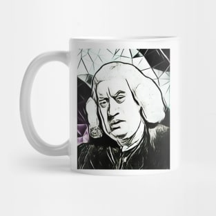 Samuel Johnson Black and white Portrait | Samuel Johnson Artwork 3 Mug